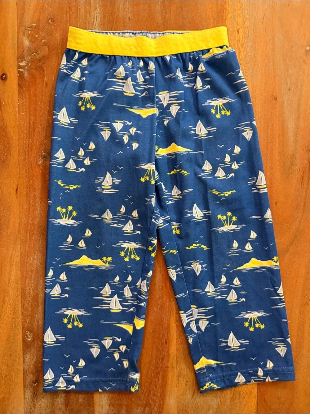 Carters Blue Nautical & Striped Kids Pajama Pants - size 3T and 4T